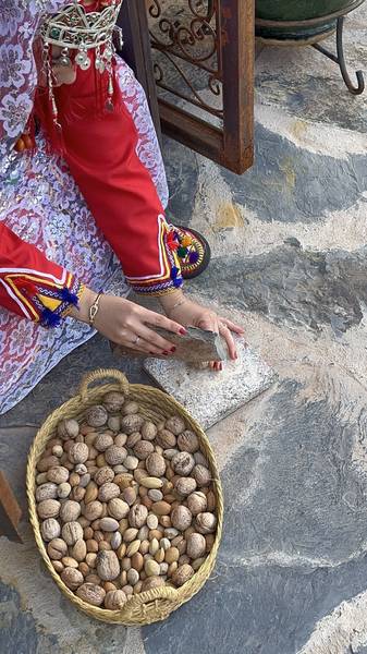 Village berbère dans la région d'Ouirgane