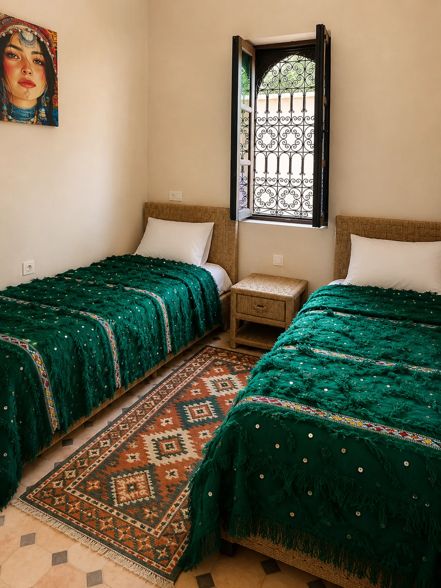 Chambre Tawzot — Wild Valley Ouirgane